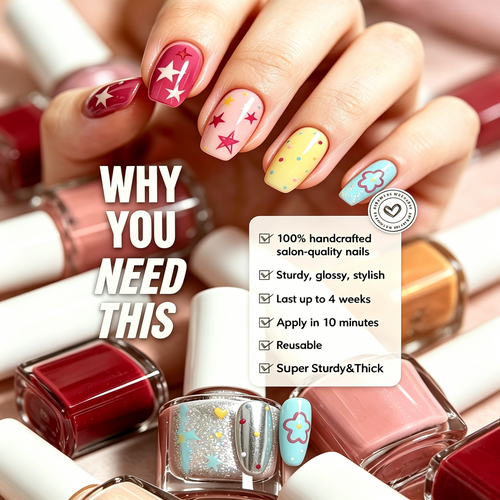 Kawaii  Dailly Style Press-on Nails