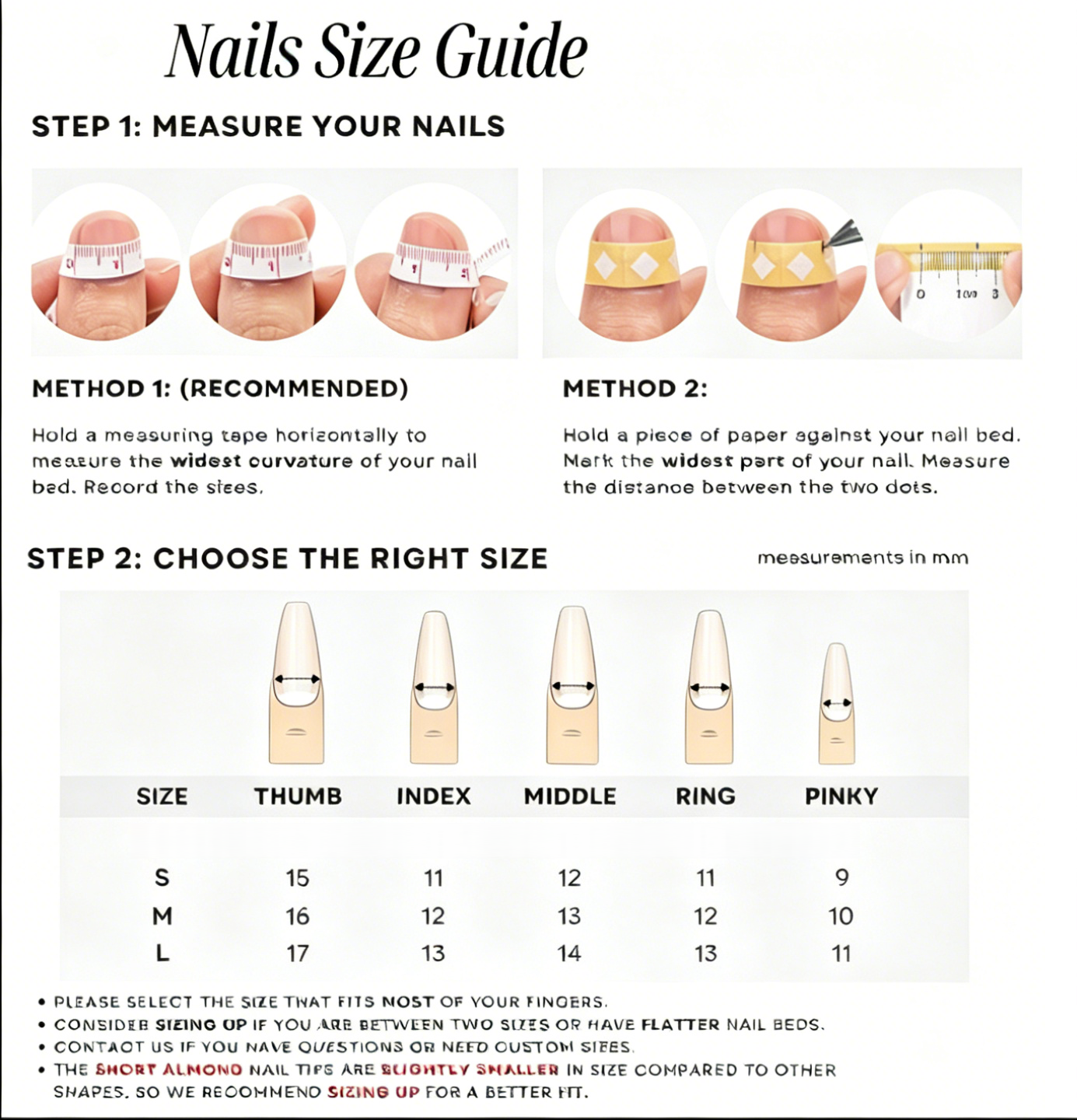 Kawaii  Dailly Style Press-on Nails